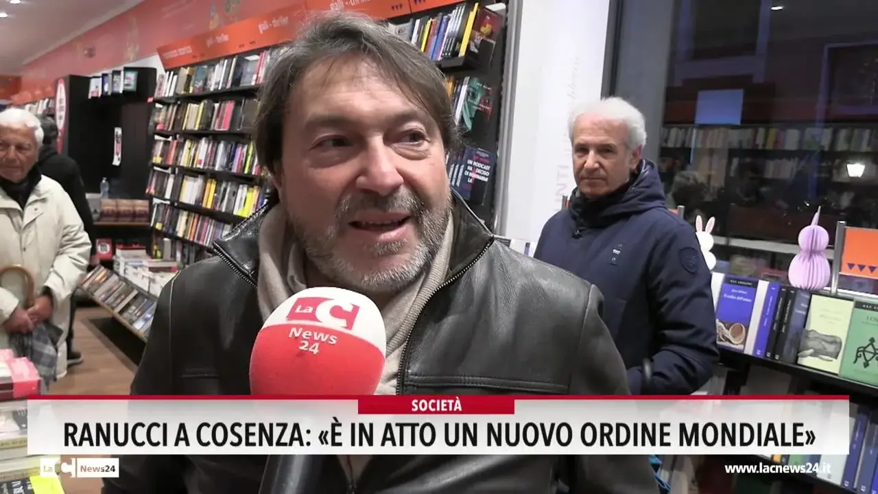 Ranucci a Cosenza: «In atto un nuovo ordine mondiale»