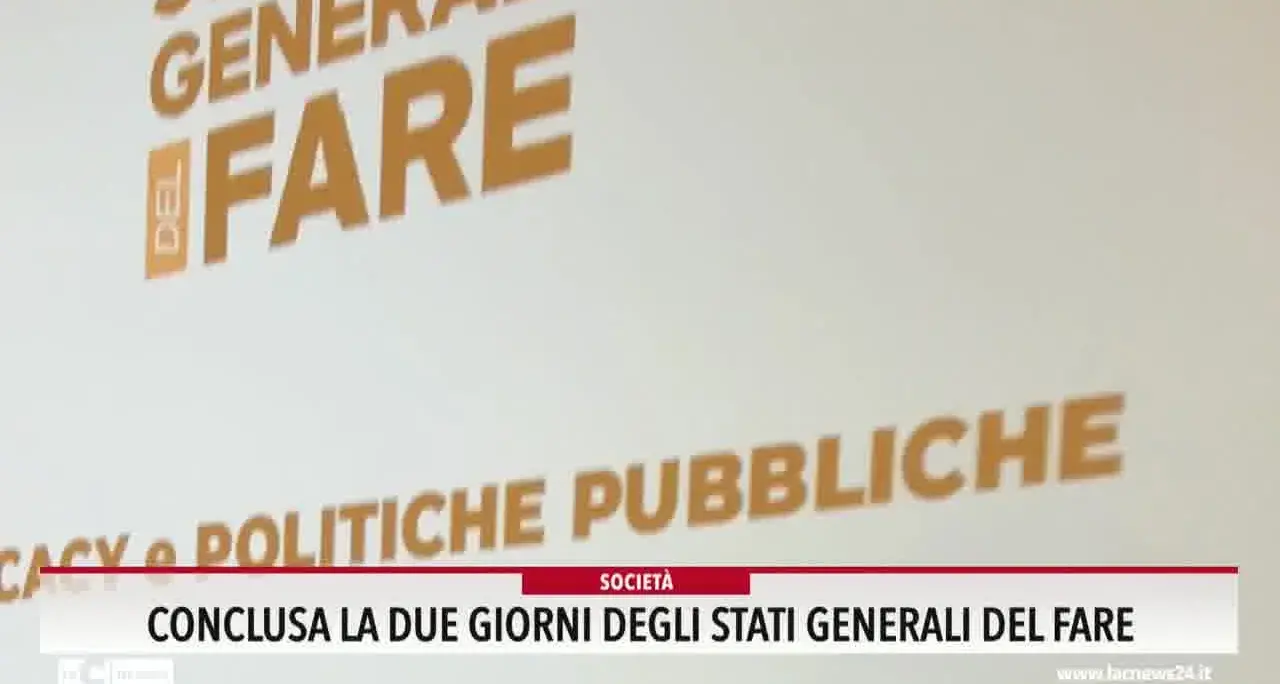 Conclusa la due giorni degli Stati Generali del Fare