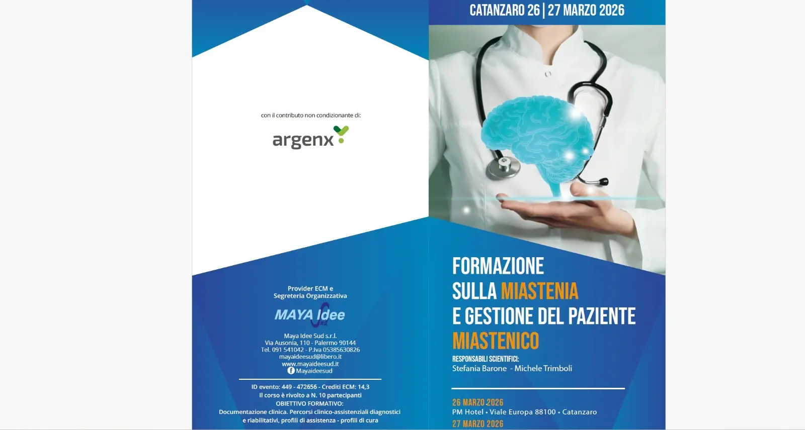A Catanzaro, due giornate di formazione sulla miastenia: focus su diagnosi e gestione del paziente\n