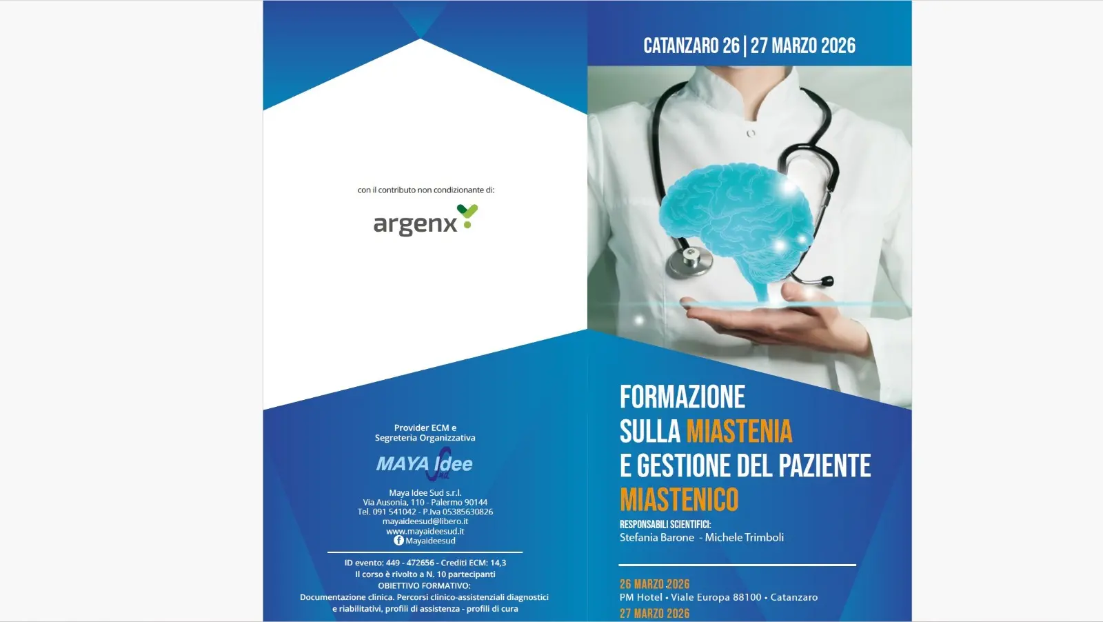 A Catanzaro, due giornate di formazione sulla miastenia: focus su diagnosi e gestione del paziente\n