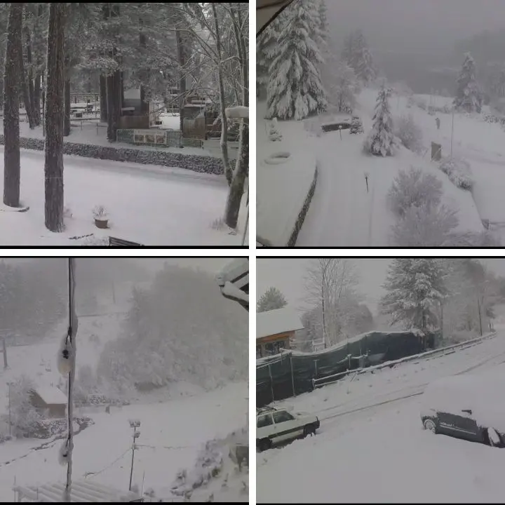 Il ciclone Deborah riporta l’inverno in Calabria: neve abbondante su Sila e Pollino\n