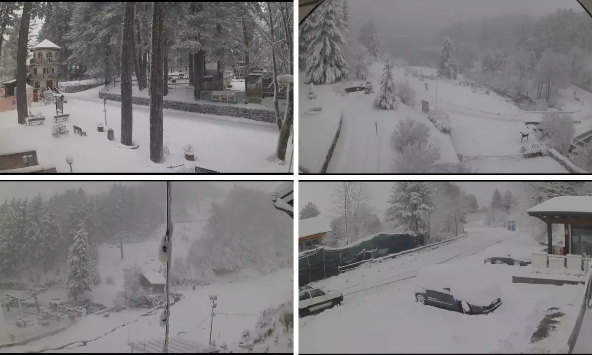 Il ciclone Deborah riporta l’inverno in Calabria: neve abbondante su Sila e Pollino\n