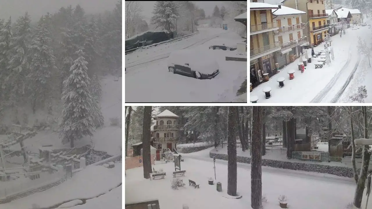 <p>Torna lo <span style=\"color:hsl(0, 75%, 60%);\">spettacolo della neve</span> in Calabria (a fine marzo). E il maltempo non molla, ancora temporali e venti di burrasca</p>