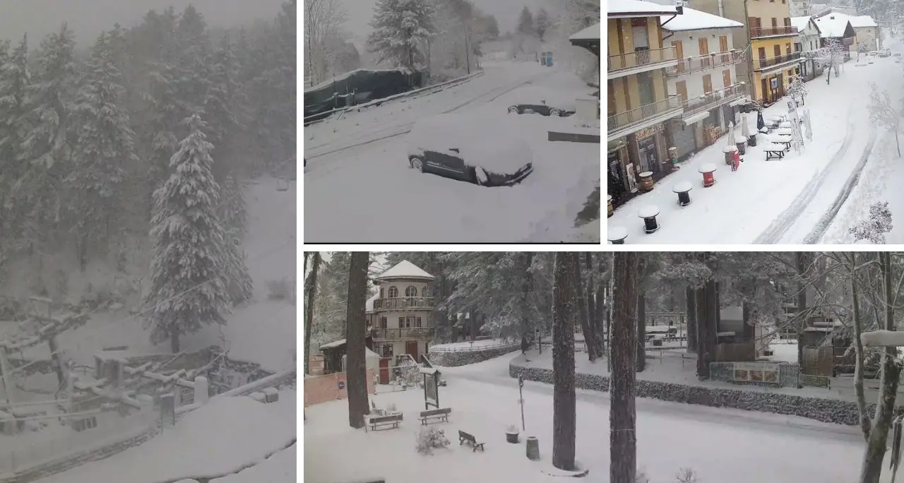<p>Torna lo <span style=\"color:hsl(0, 75%, 60%);\">spettacolo della neve</span> in Calabria (a fine marzo). E il maltempo non molla, ancora temporali e venti di burrasca</p>