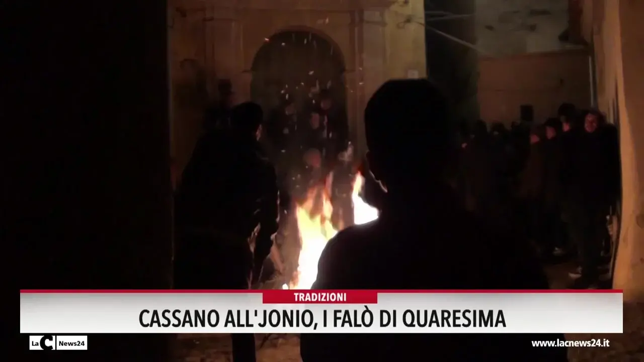 Cassano all'Jonio, i falo di quaresima