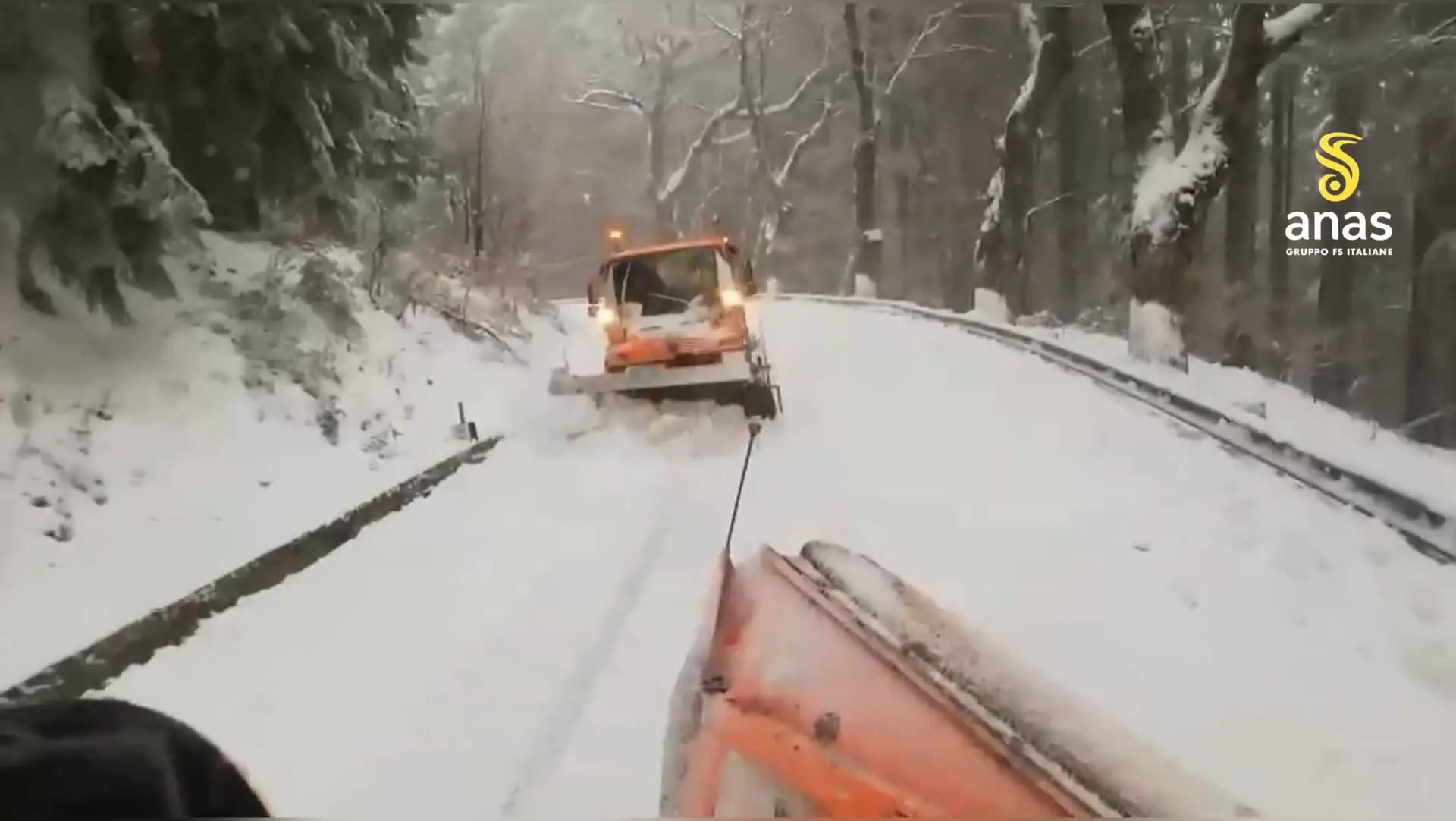 Neve in Calabria, interventi dell'Anas su A2 e Statali