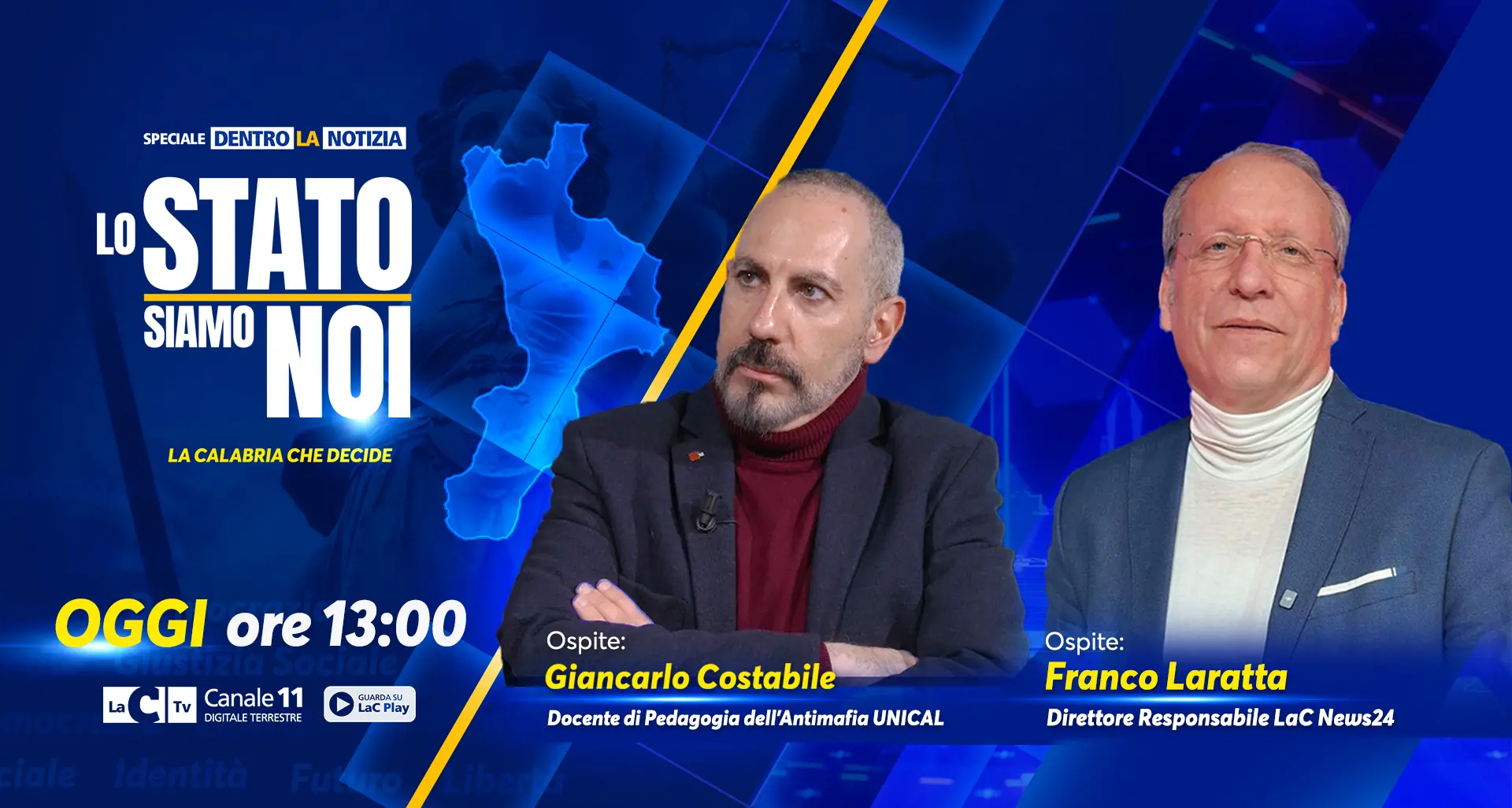 <p>Responsabilità e partecipazione, ecco perché<span style=\"color:hsl(0,75%,60%);\"> lo Stato siamo Noi</span>: oggi Speciale Dentro la notizia</p>