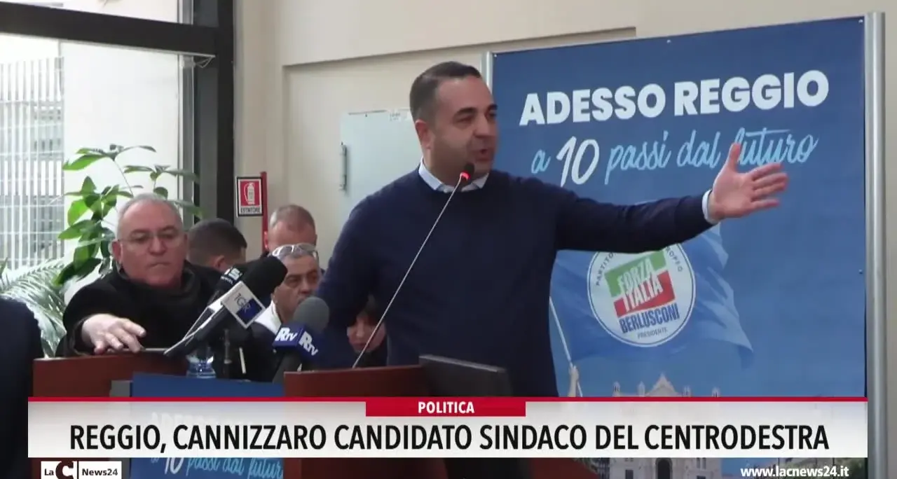 Reggio, Cannizzaro candidato sindaco del centrodestra