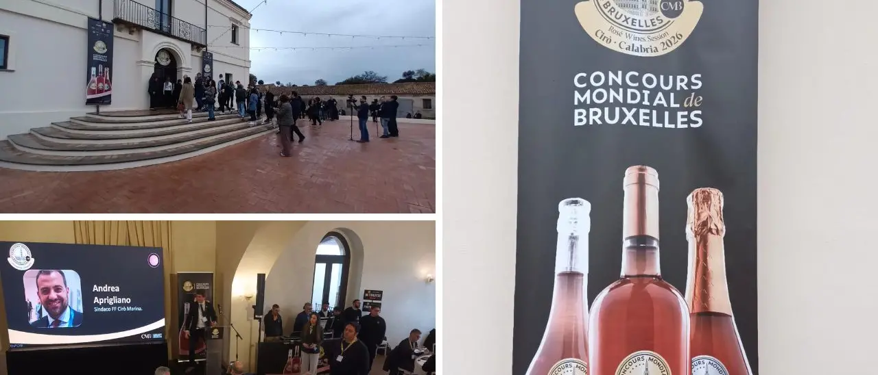 Cirò per tre giorni capitale del vino rosato: 55 giudici internazionali per il Concours mondial de Bruxelles\n