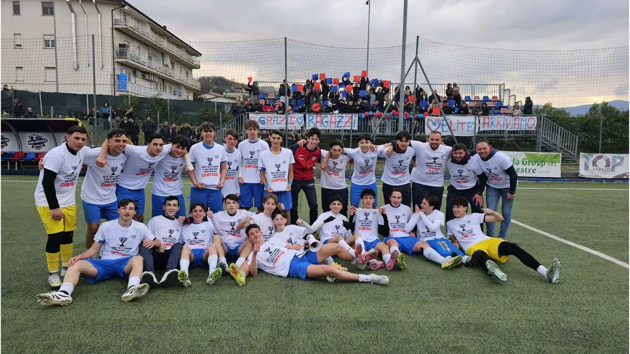 Campionato regionale U17, la Soccer Montalto è campione: Pignataro «Oltre ogni aspettativa»