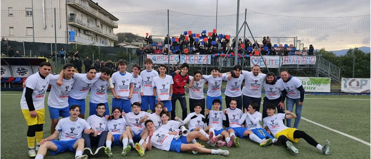 Campionato regionale U17, la Soccer Montalto è campione: Pignataro «Oltre ogni aspettativa»