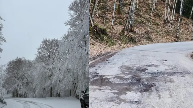 <p>Le condizioni delle strade a Cassari di Nardodipace con e senza neve</p>\\n