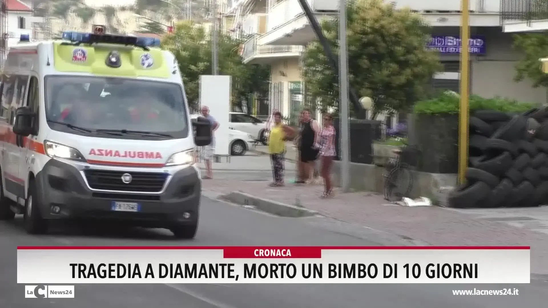 Tragedia a Diamante, morto un bimbo di 10 giorni.