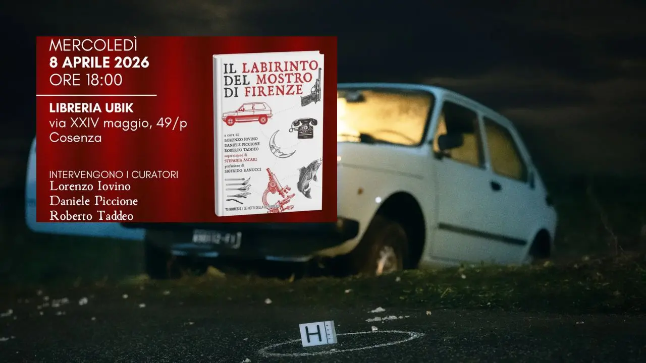 ”Il labirinto del mostro di Firenze”: alla Ubik di Cosenza la presentazione del libro su uno dei misteri italiani\n