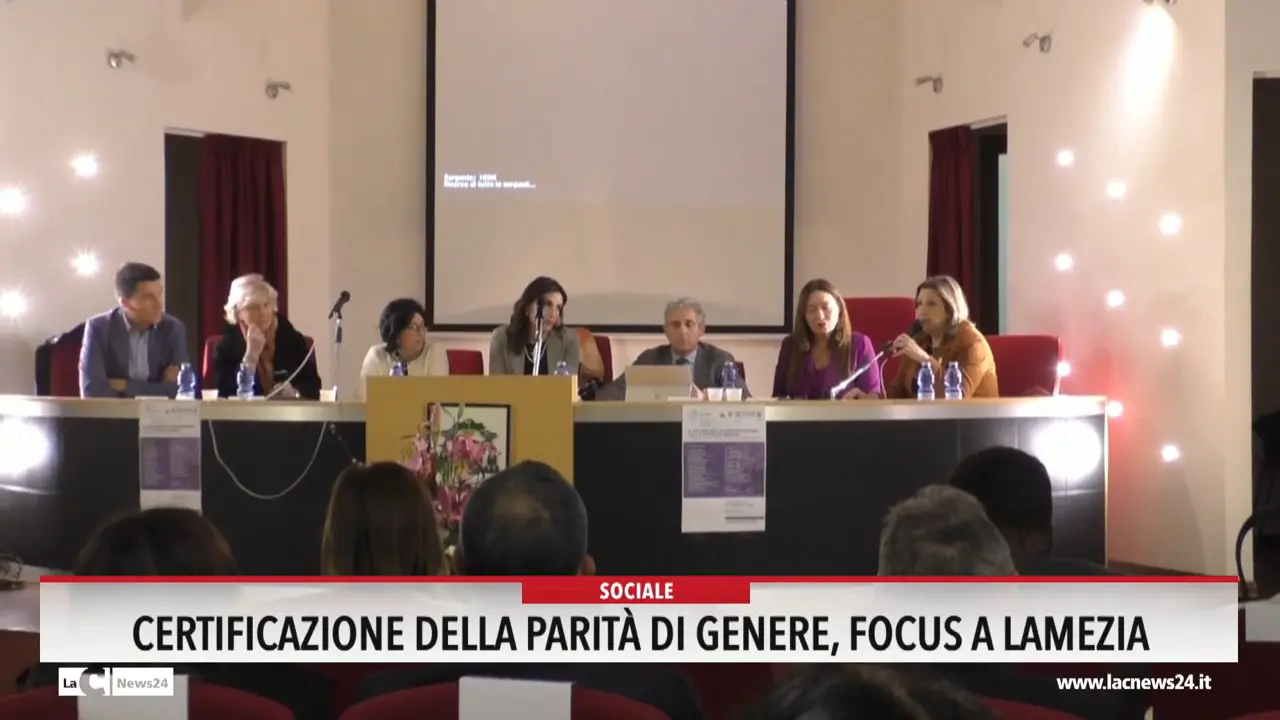 Certificazione della parità di genere: focus a Lamezia