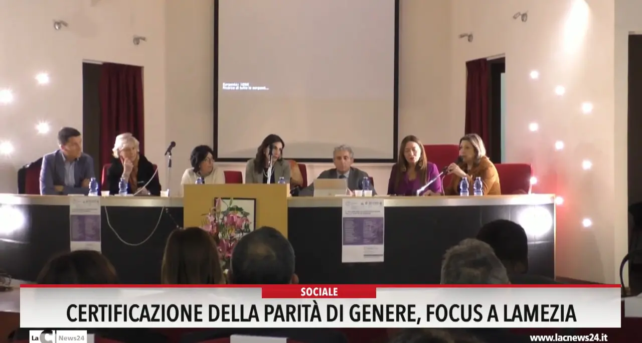 Certificazione della parità di genere: focus a Lamezia