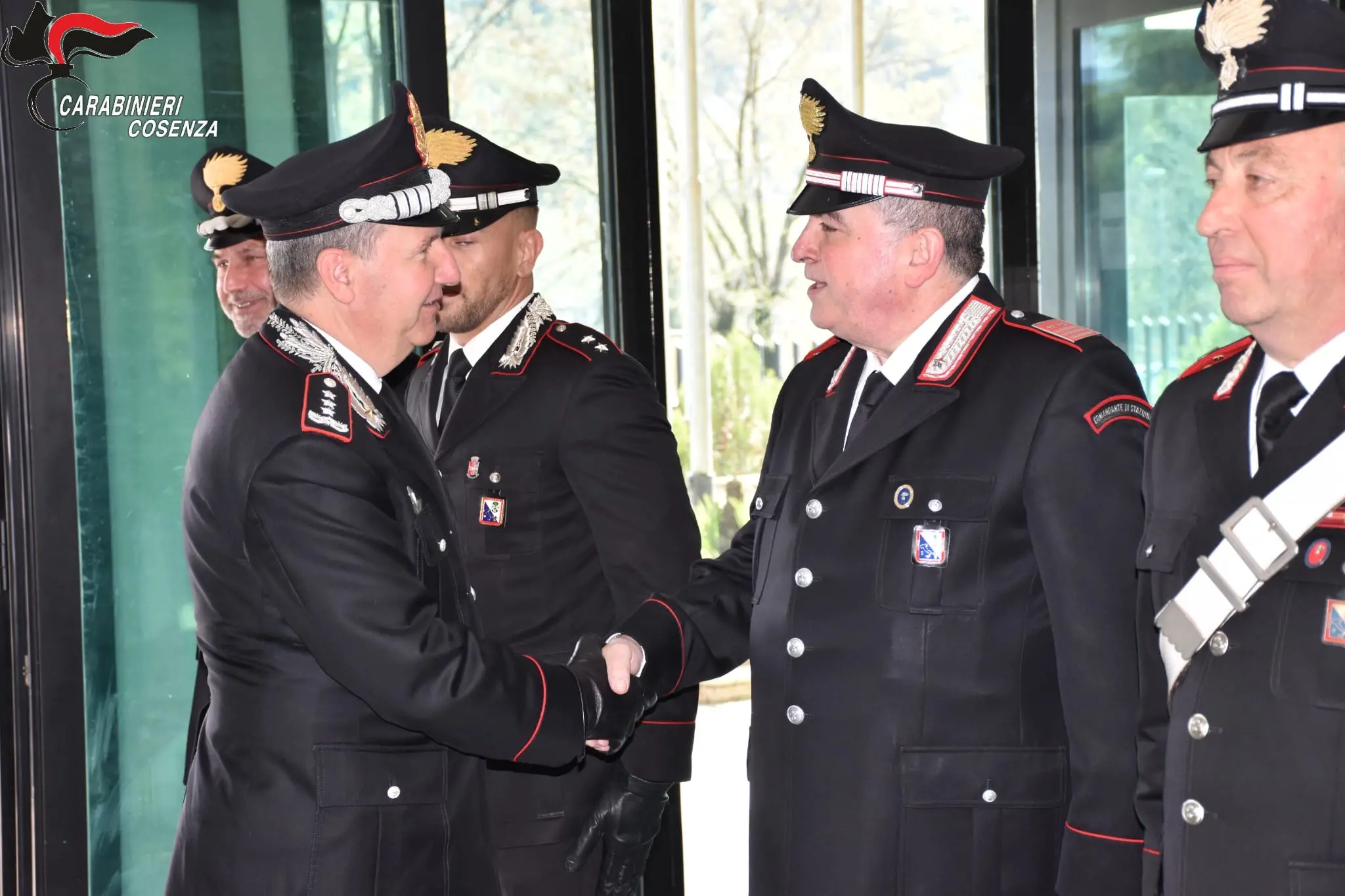 Cosenza, il comandante interregionale dei carabinieri Claudio Domizi in visita al Comando provinciale\n