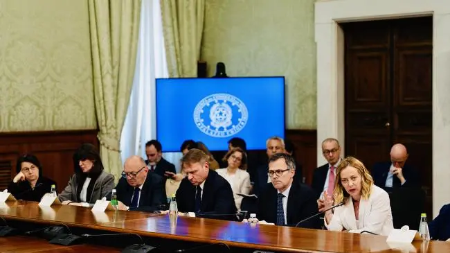 <p>Il presidente del Consiglio, Giorgia Meloni (foto: media Palazzo Chigi)</p>\\n