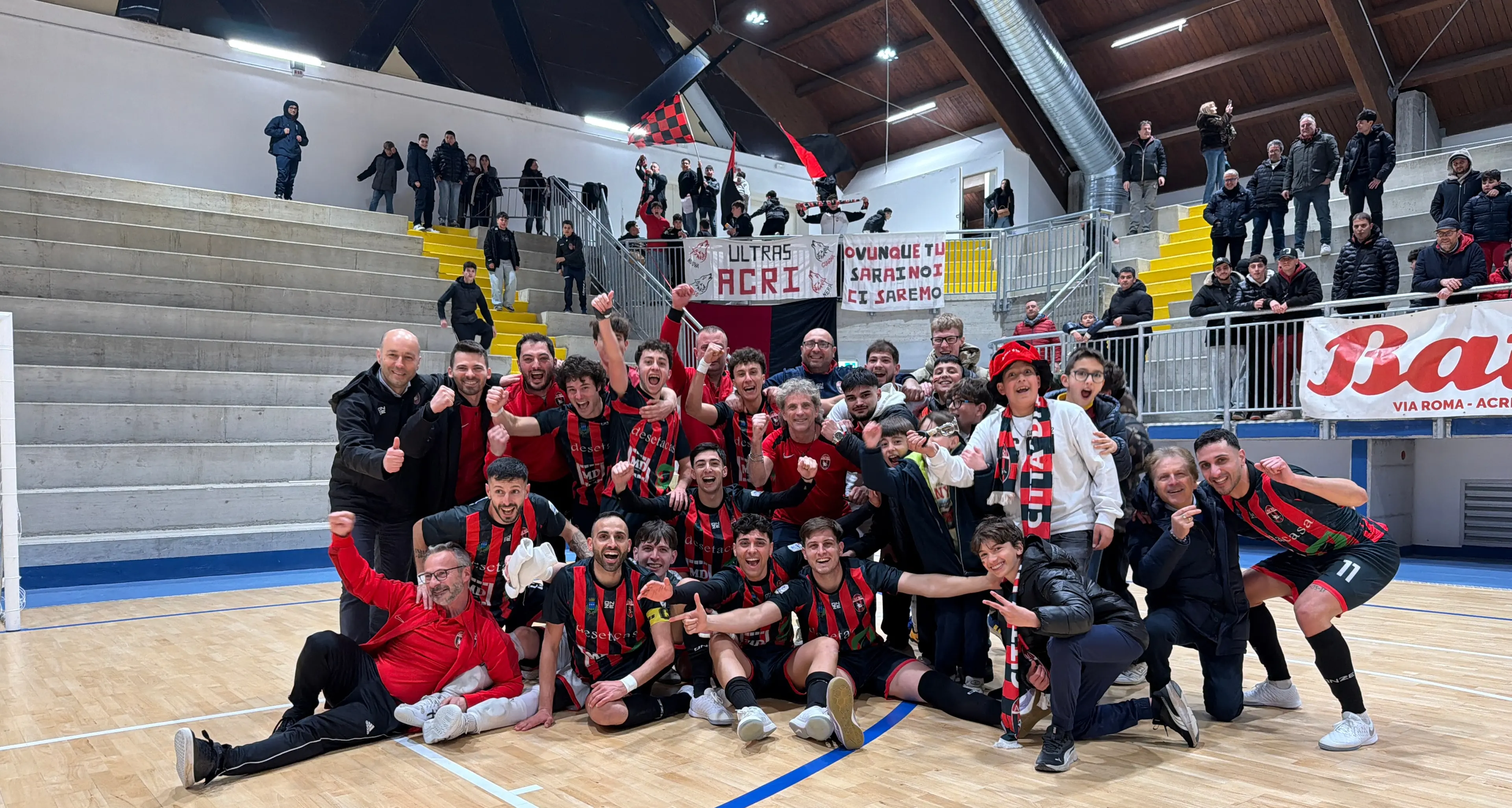 Serie A2 Futsal, l’Acri si salva all’ultima giornata:\u00A0battuta in rimonta la Junior Domitia\n\n\n