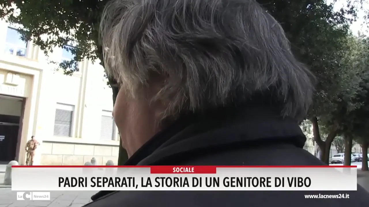 Padri separati, la storia di un genitore di vibo