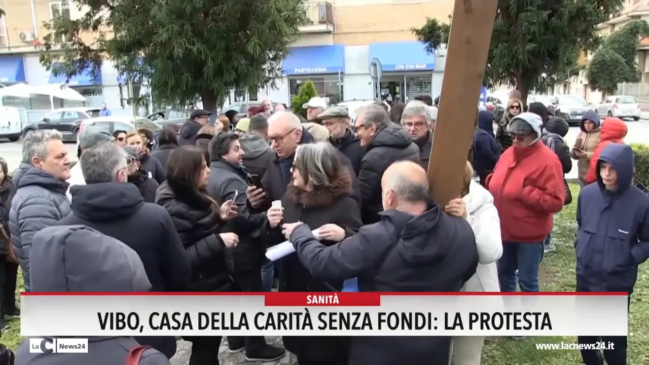 Vibo, Casa della carità senza fondi: la protesta