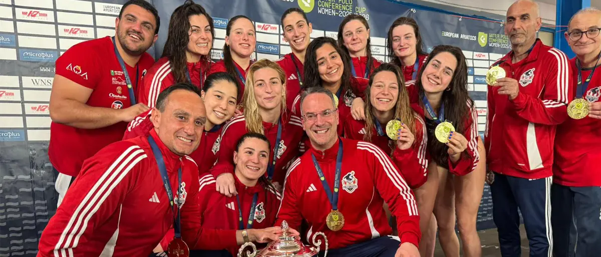La Pallanuoto Cosenza è Campione d’Europa femminile