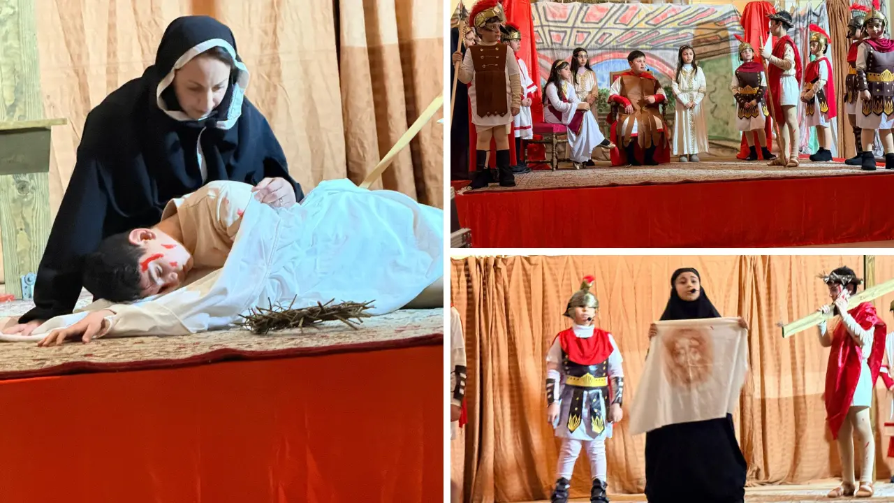 Ricadi, i bambini portano in scena la Passione vivente e commuovono la comunità nella Domenica delle Palme\n