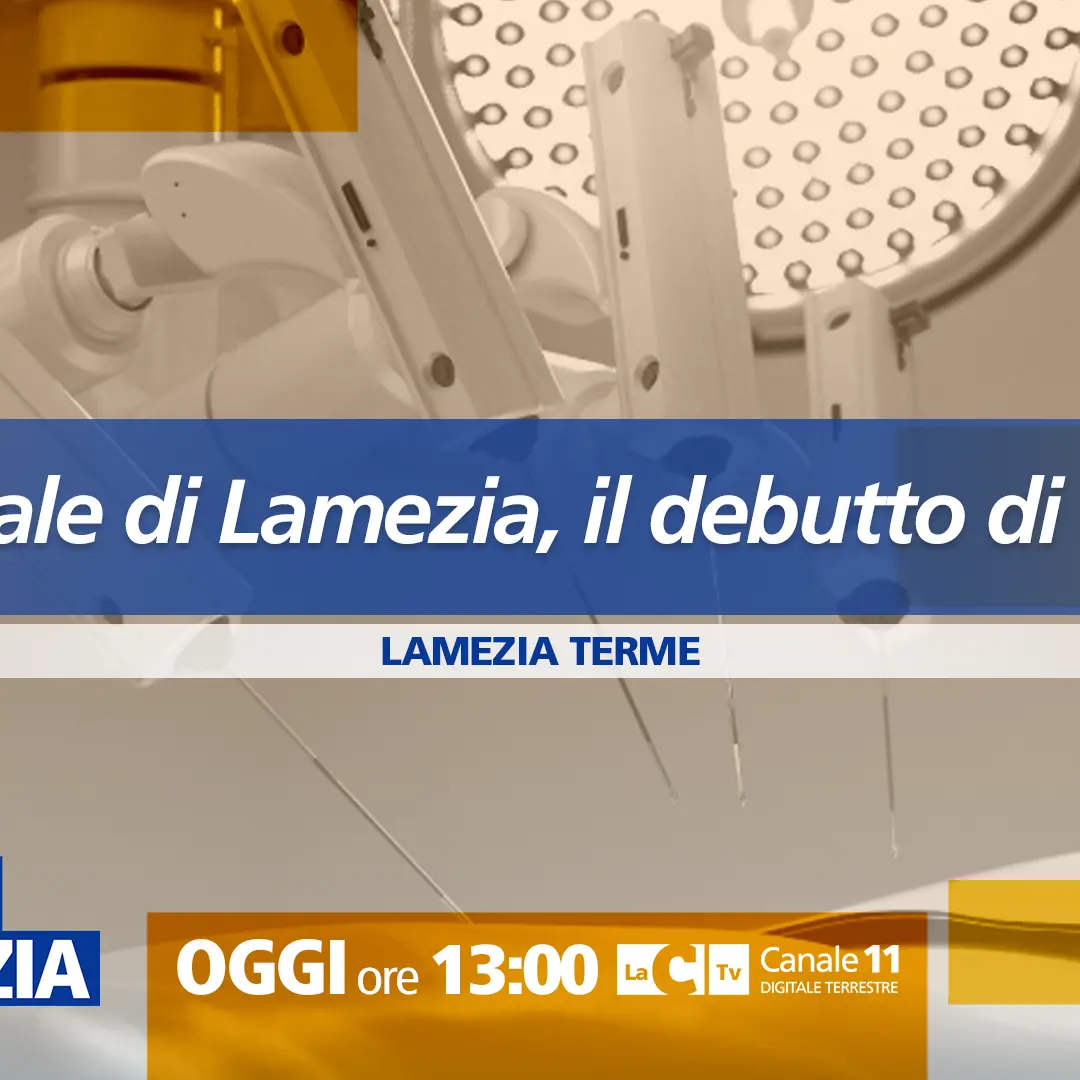 Il debutto di Versius in sala operatoria all’ospedale di Lamezia: l’impiego in diretta a Dentro la Notizia\u00A0\n