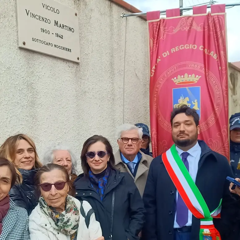 A Gallico intitolata una via al sottocapo nocchiere Vincenzo Martino\n