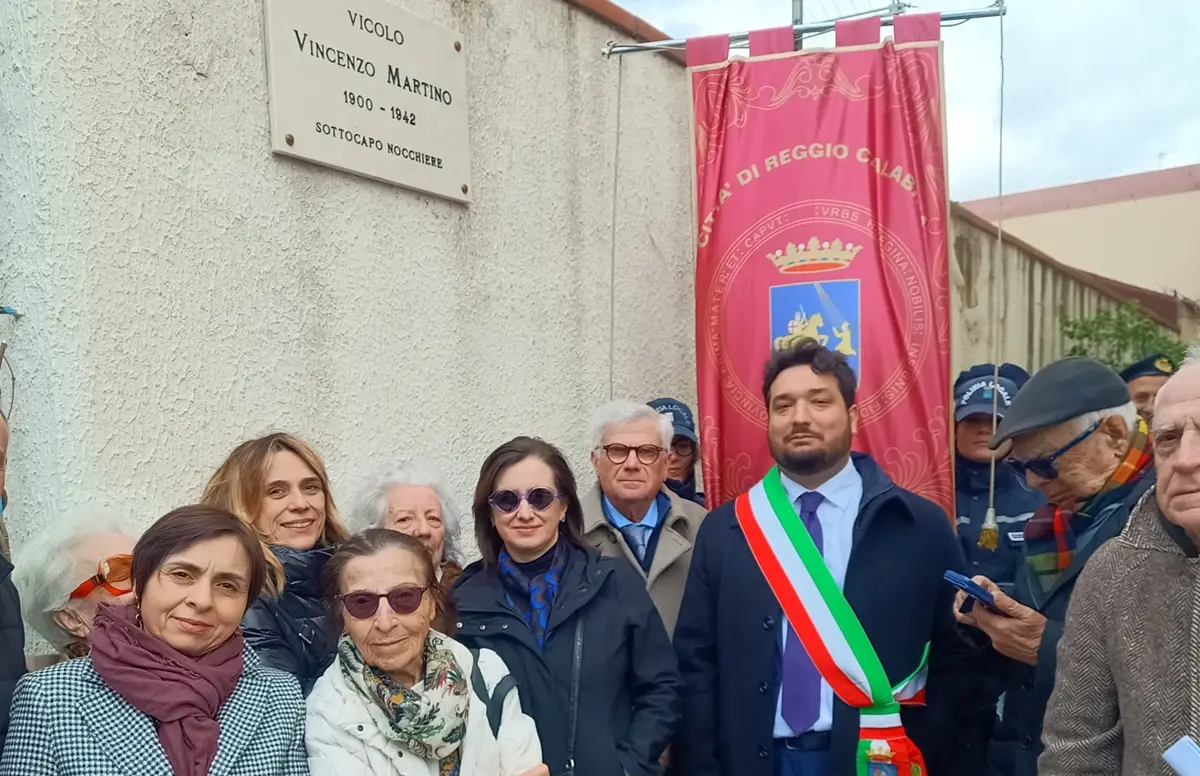 A Gallico intitolata una via al sottocapo nocchiere Vincenzo Martino\n