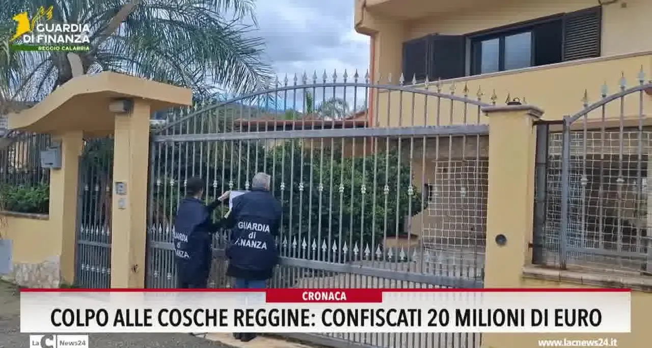 Colpo alle cosche reggine: confiscati 20 milioni di euro