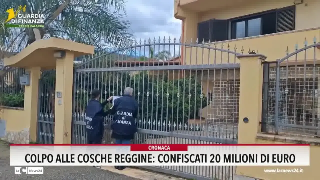 Colpo alle cosche reggine: confiscati 20 milioni di euro