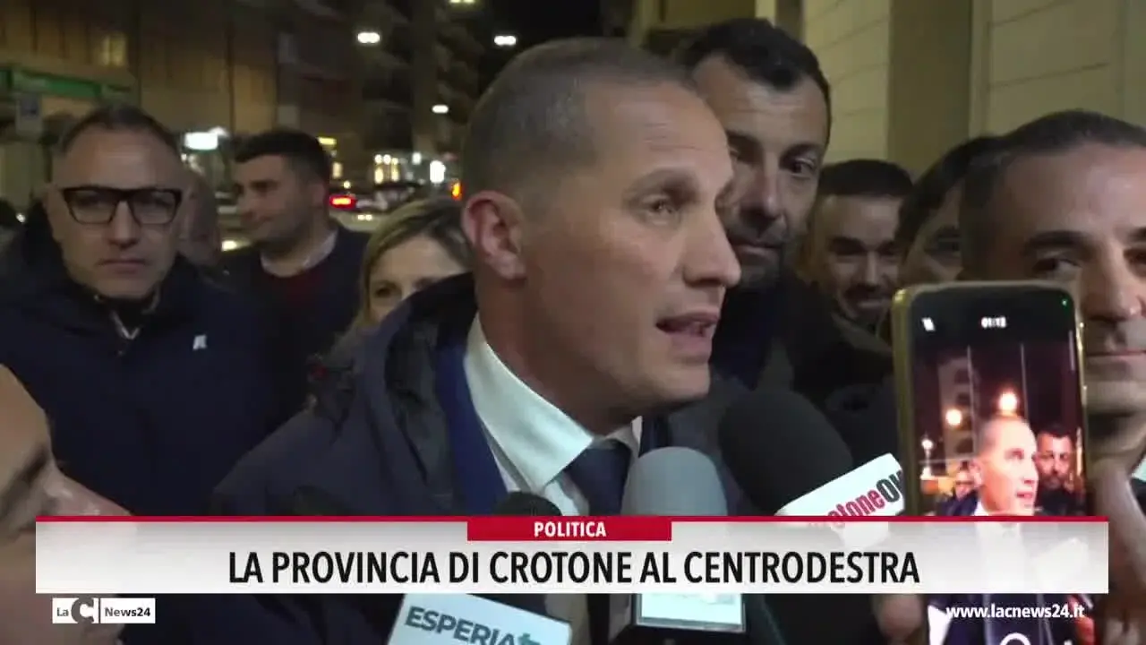 La Provincia di Crotone al centrodestra