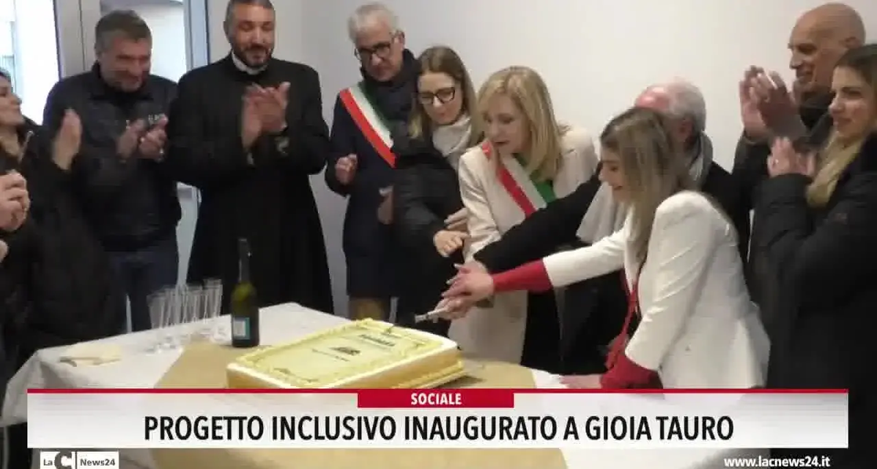 Progetto inclusivo inaugurato a Gioia Tauro