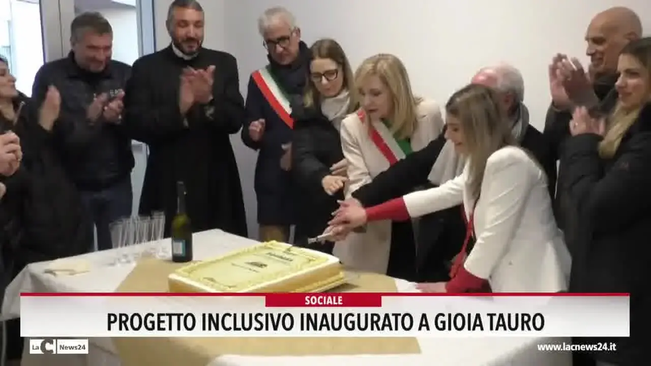 Progetto inclusivo inaugurato a Gioia Tauro