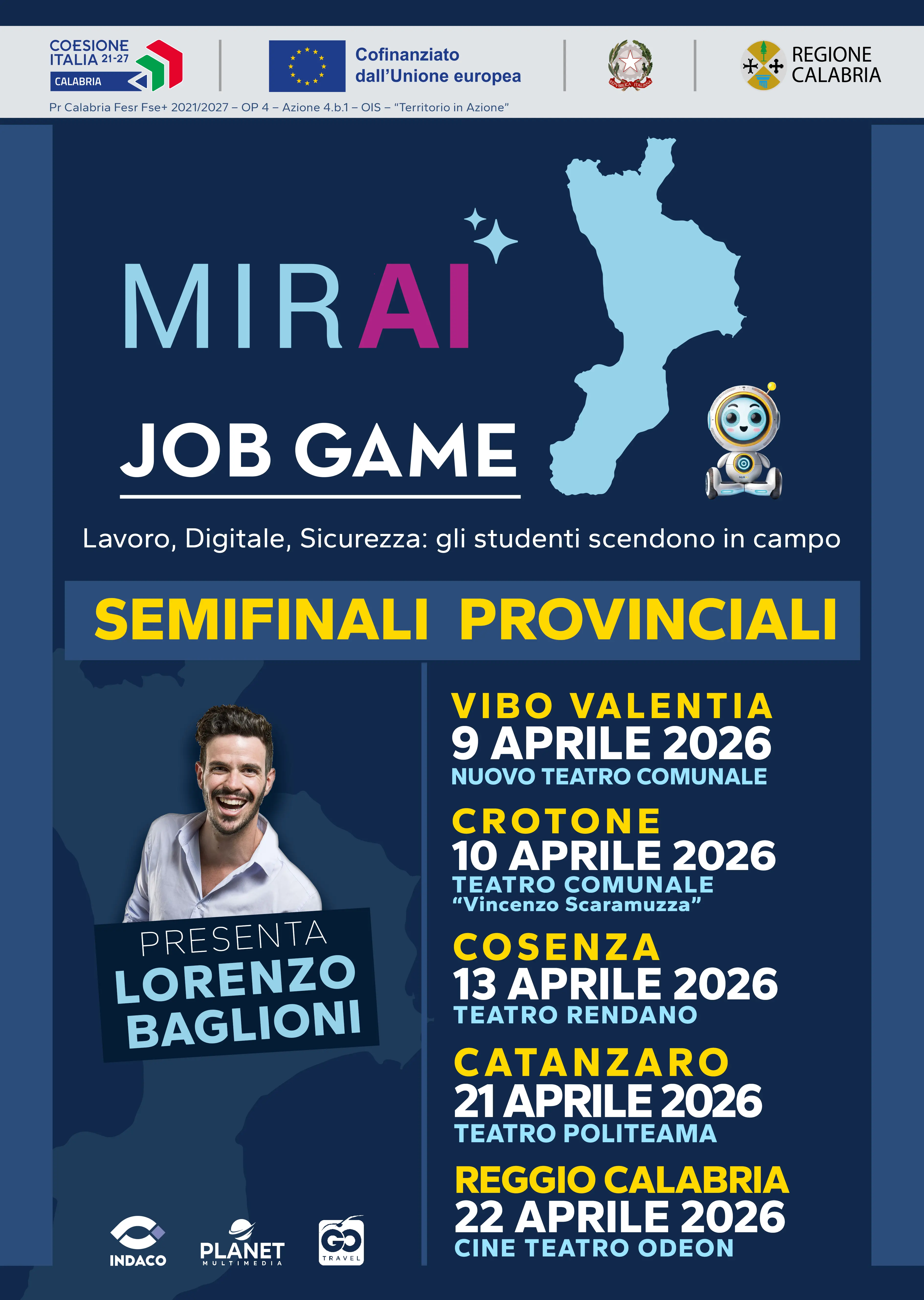 Dalla scuola al lavoro: al via le semifinali provinciali del Mirai Job Game. Il 21 aprile appuntamento a Catanzaro\n
