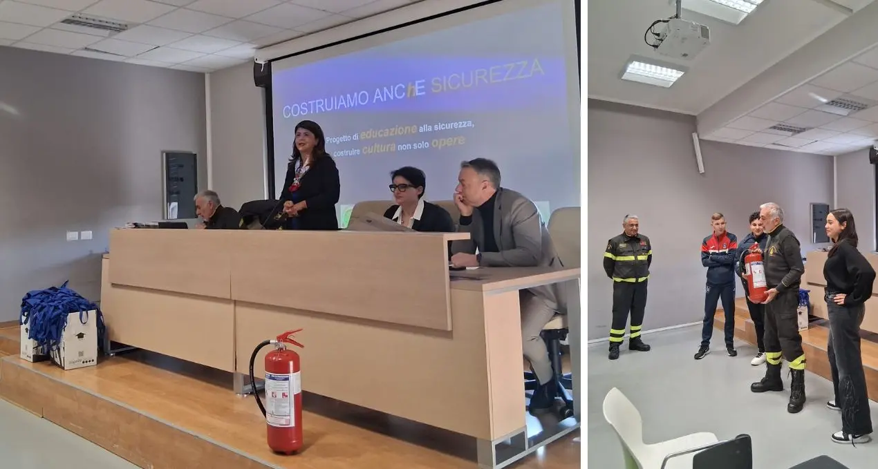 Le immagini di Crans-Montana e la domanda agli studenti: «Voi che avreste fatto?». Al liceo Berto il progetto Ance sulla sicurezza\n