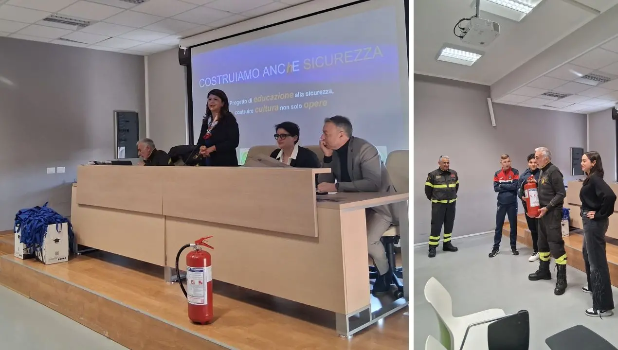 Le immagini di Crans-Montana e la domanda agli studenti: «Voi che avreste fatto?». Al liceo Berto il progetto Ance sulla sicurezza\n