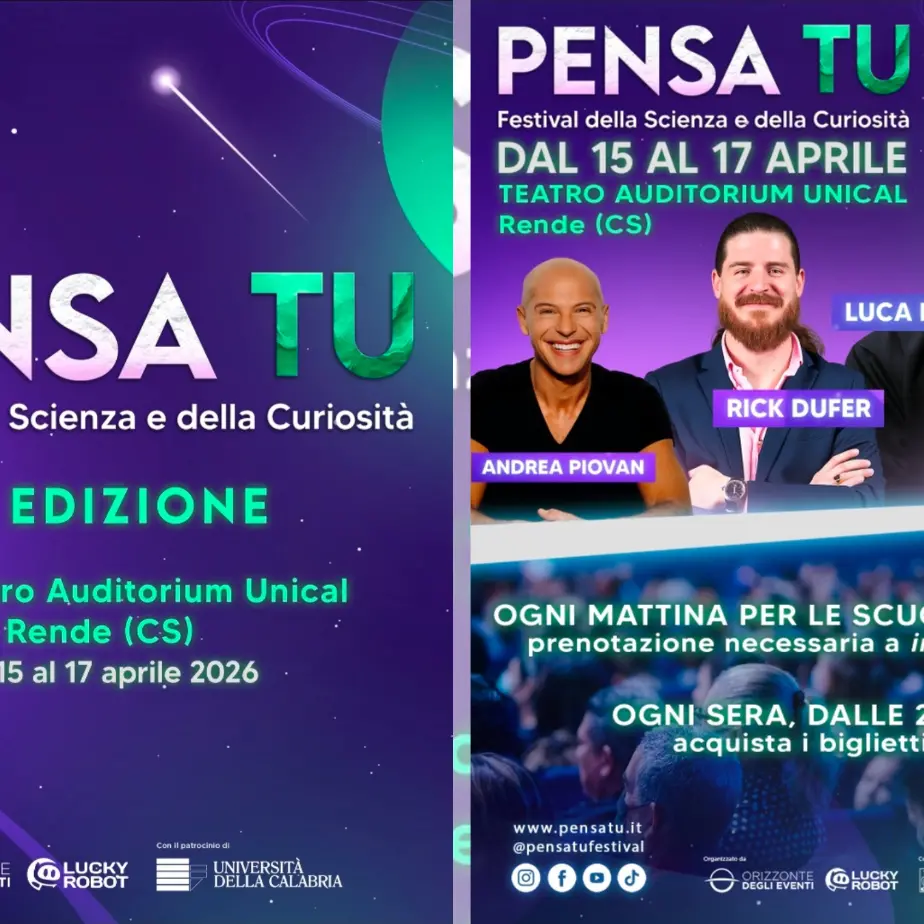 Pensa tu, al Teatro Auditorium dell’Unical torna il Festival della scienza e delle curiosità\n