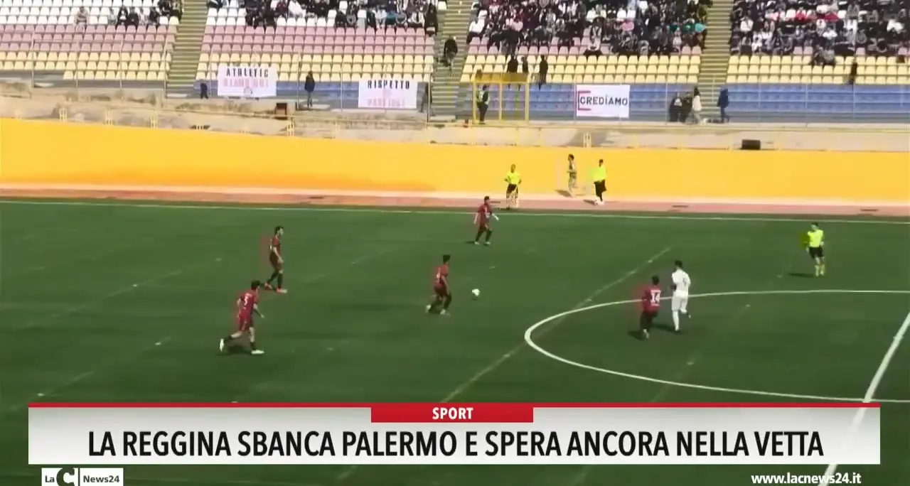 La Reggina sbanca Palermo e spera ancora nella vetta