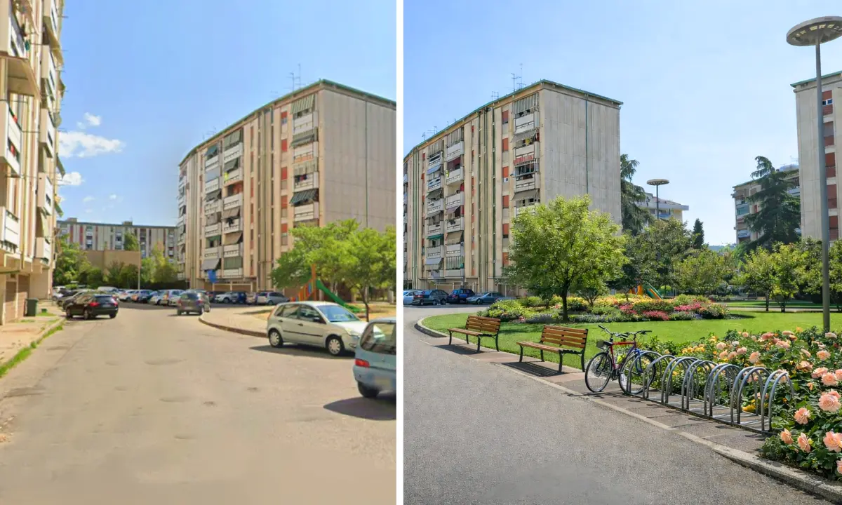 Via Popilia come non l’abbiamo mai vista: come sarebbe\u00A0senza erbacce e lamiere\n