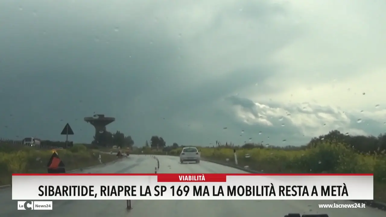 Sibaritide, riapre la Sp 169 ma la mobilita resta a metà