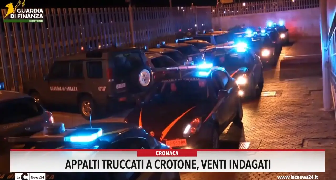 Appalti truccati a Crotone, venti indagati