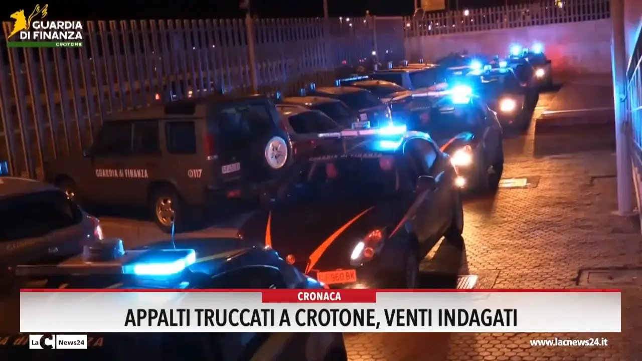 Appalti truccati a Crotone, venti indagati