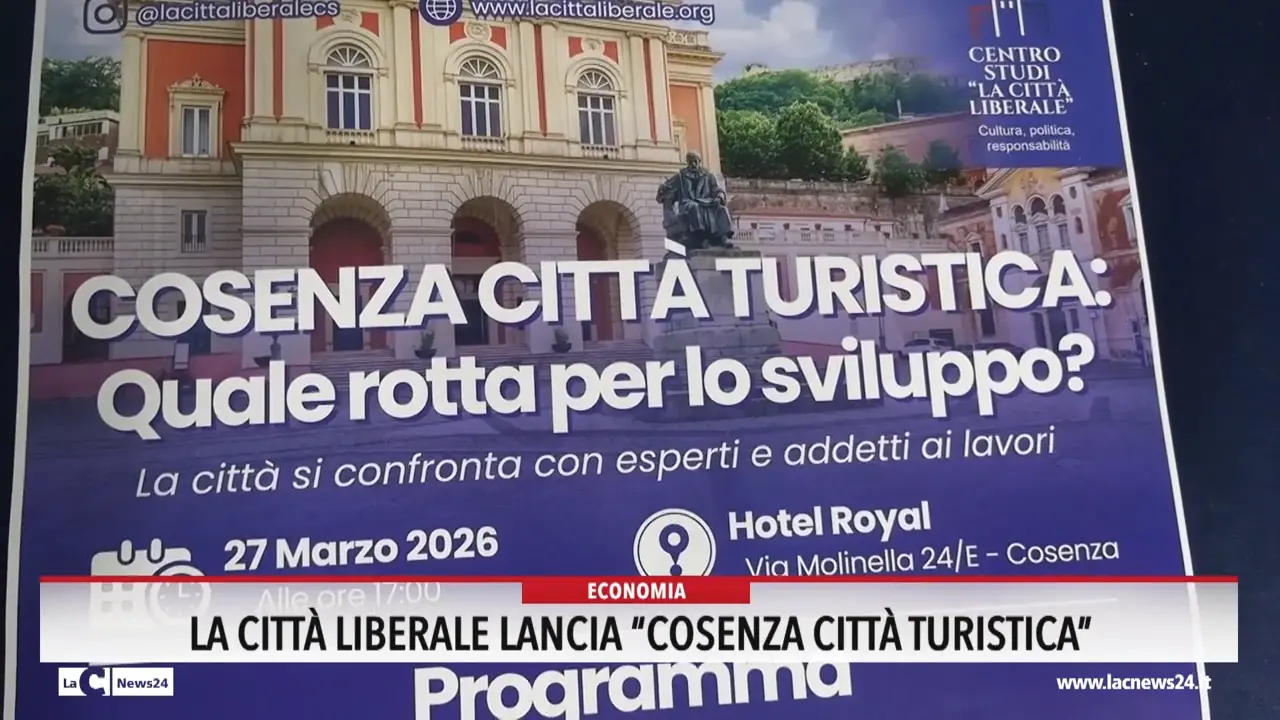 La città liberale lancia \"Cosenza città turistica\"