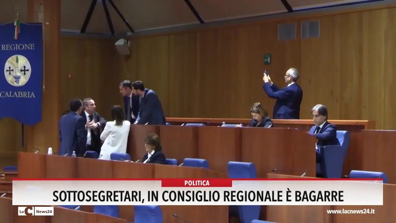 Sottosegretari in Consiglio regionale: è bagarre