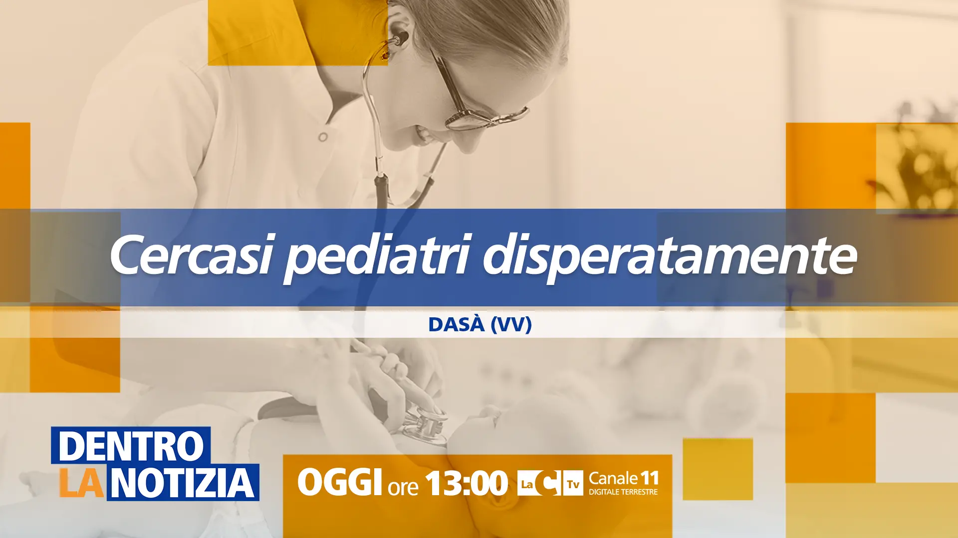 Comuni senza pediatra, a Dentro la Notizia la denuncia dall’entroterra vibonese: il caso della piccola Beatrice fa rumore\n
