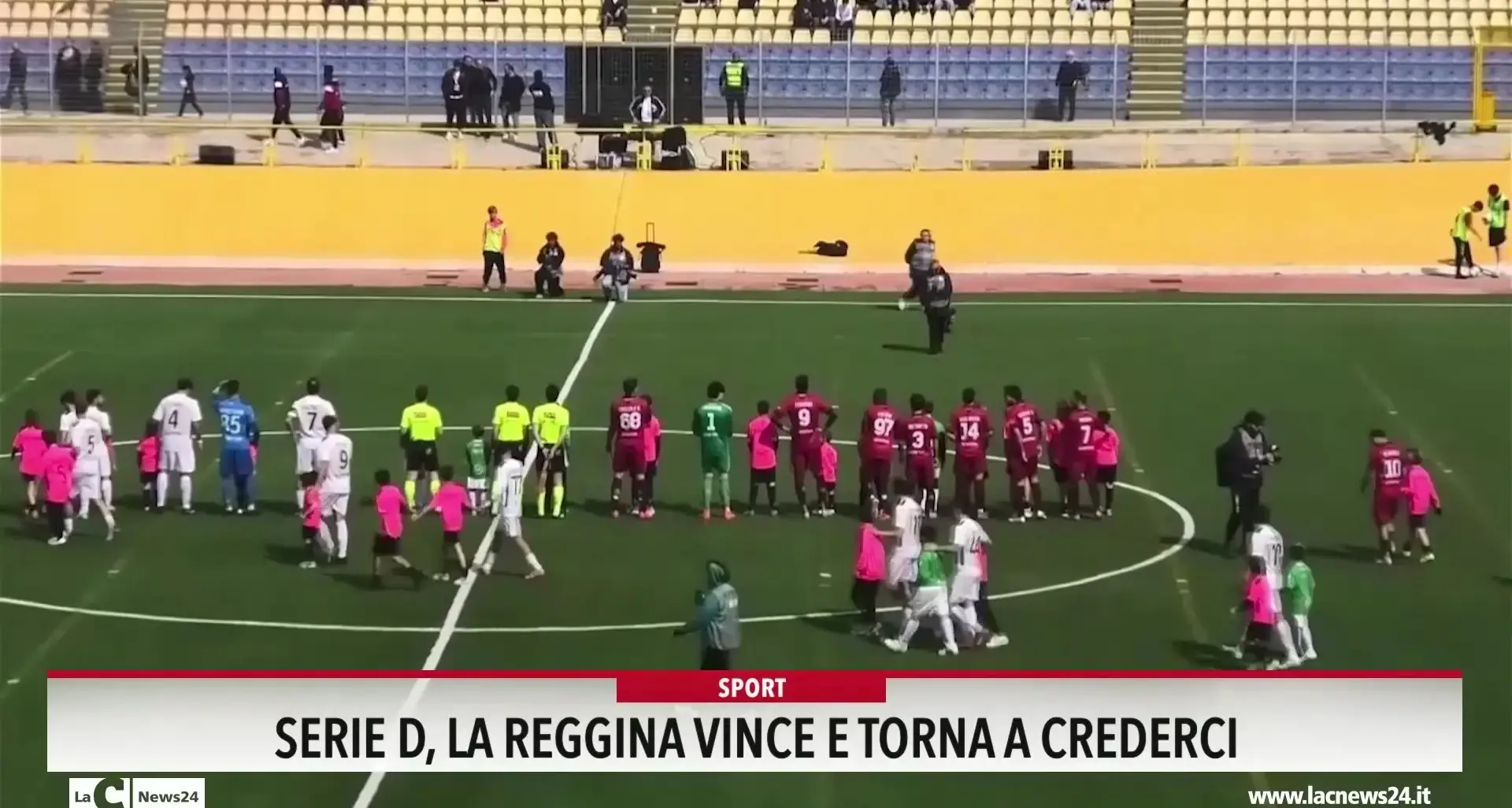 Serie D, la Reggina vince e torna a crederci