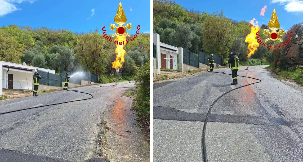 <p>Zambrone, <span style=\"color:hsl(0, 75%, 60%);\">fuga di Gpl da un serbatoio</span>: intervengono i Vigili del fuoco per la combustione controllata</p>