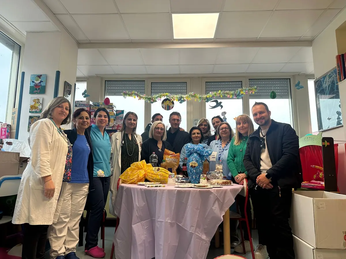 Con Abio Pasqua di festa per i piccoli pazienti della Pediatria del Gom\n